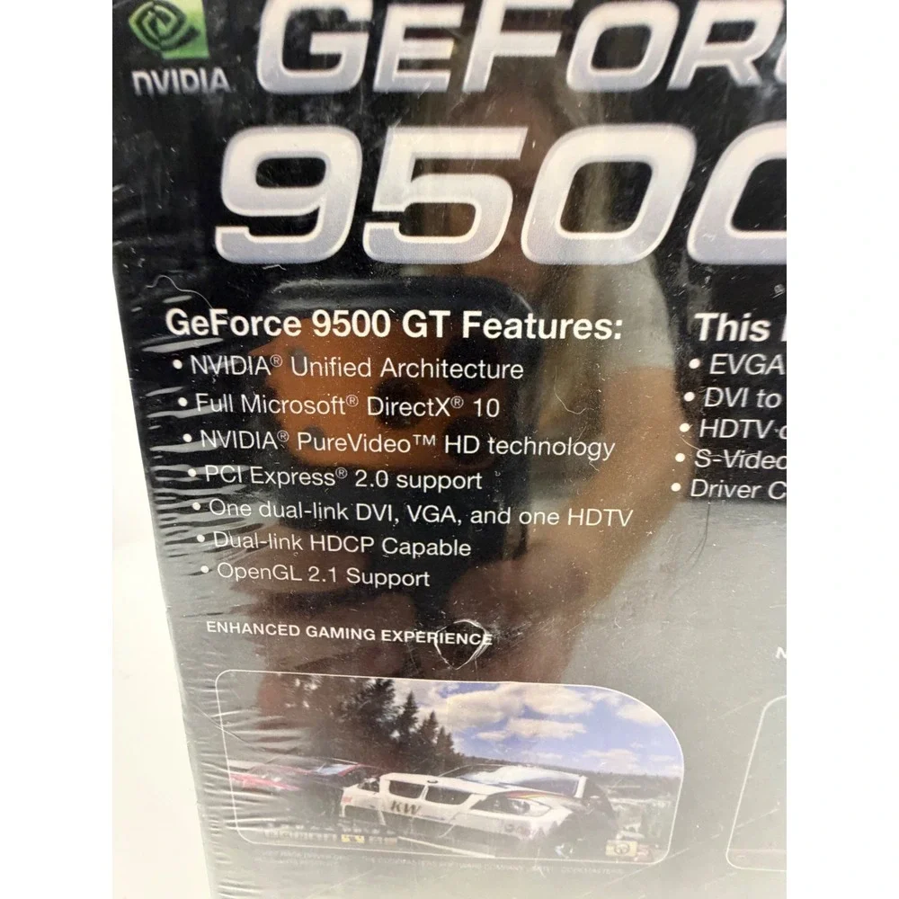 EVGA NVIDIA GeForce‎ 9500 GT 1GB DDR2 PCI-E 2.0 Graphics Card GPU New Sealed